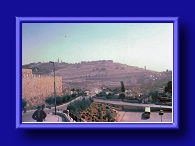 Thumbnail Heading to Western Wall - Southeast Corner of Jerusalem looking up at the Mt. of Olives